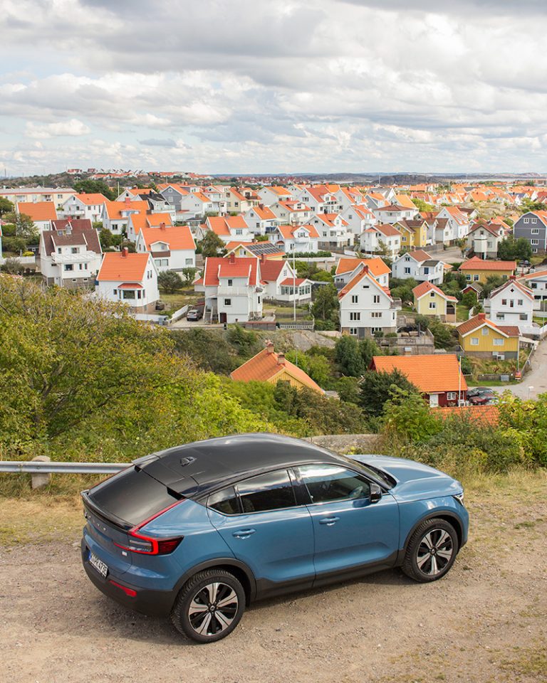 Volvo C40 Recharge im schwedischen Skagen